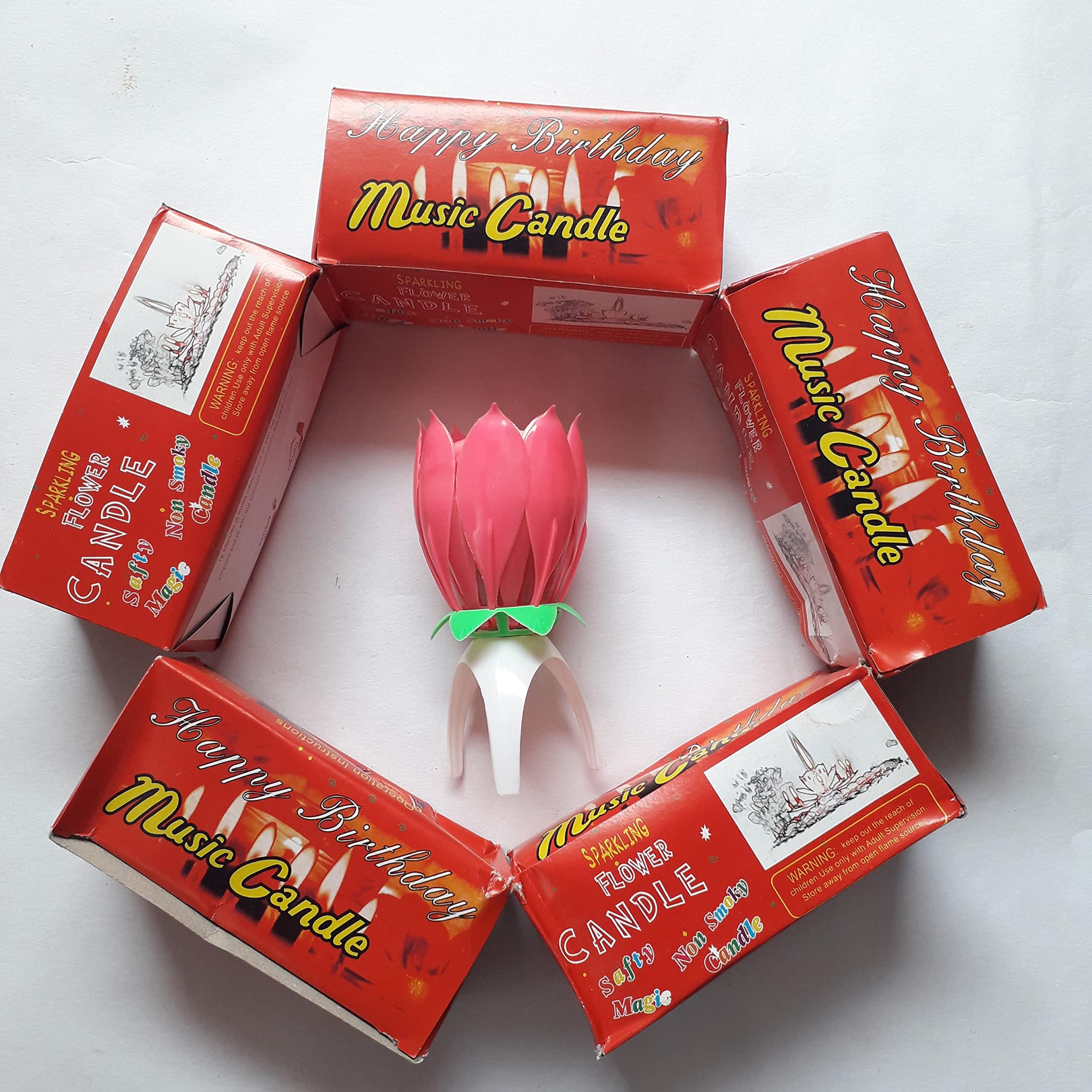 Birthday Lottus Candle/Birthday Singing Candle/Musical Flower Candle