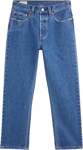 Levi's Women's 501 Crop High Rise Straight Fit Jeans - 4