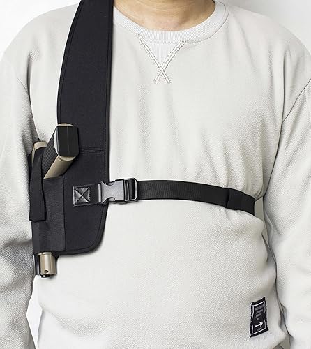 Miniatura 9 de HOGIKUO Funda de pecho universal para hombre (mano derecha) - Fundas de hombro cómodas y ajustables para transporte oculto, funda de pistola de