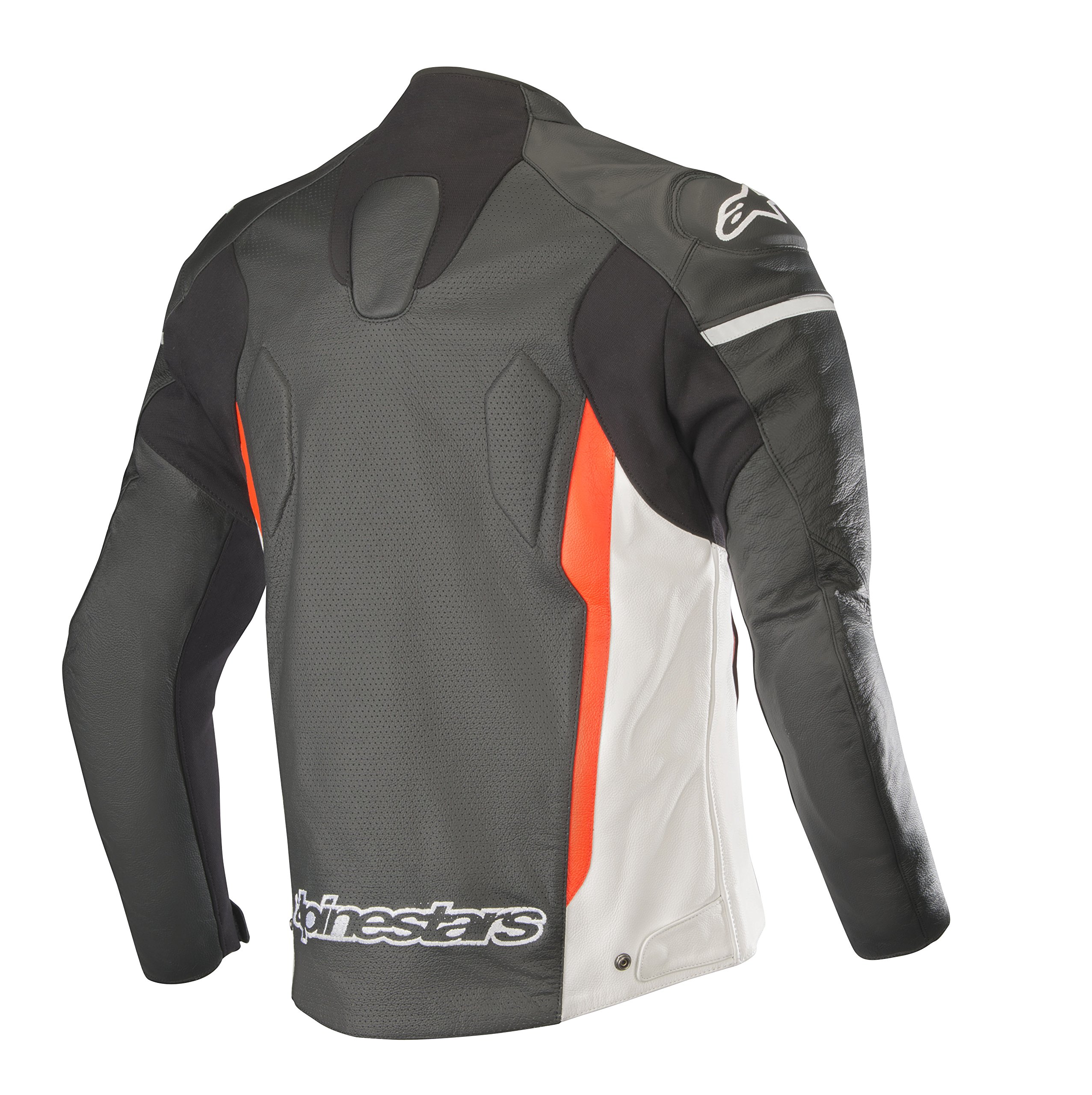 Alpinestars Faster P Mens Street Motorcycle Jackets - Black White Red 52 — view 2