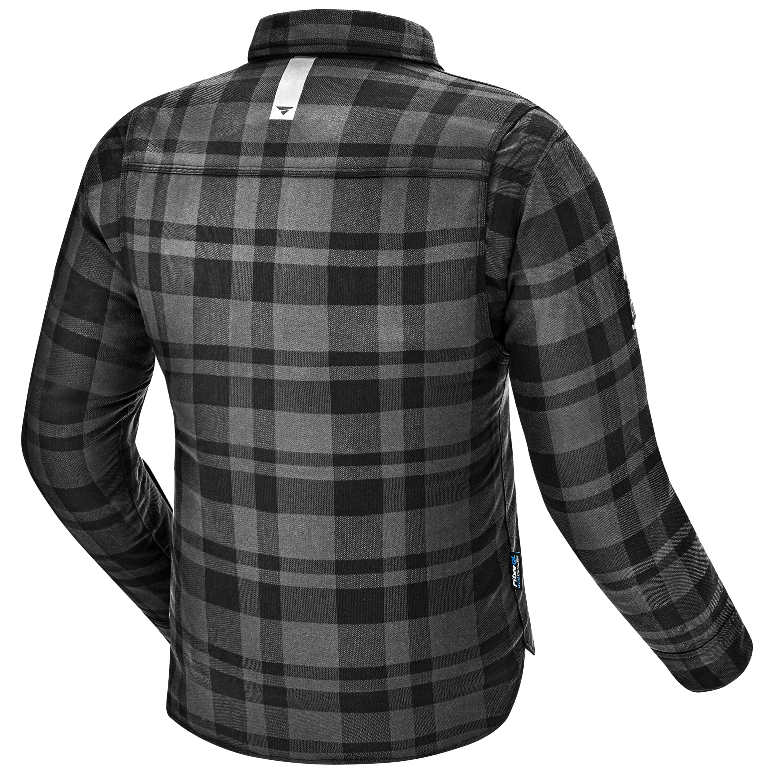 SHIMA RENEGADE Motorradhemden Herren und Damen - Motorrad Kariertes Hemd mit Protektoren Jacke Flanell Lumber Aramid - 5