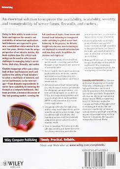 Load Balancing Servers, Firewalls, and Caches