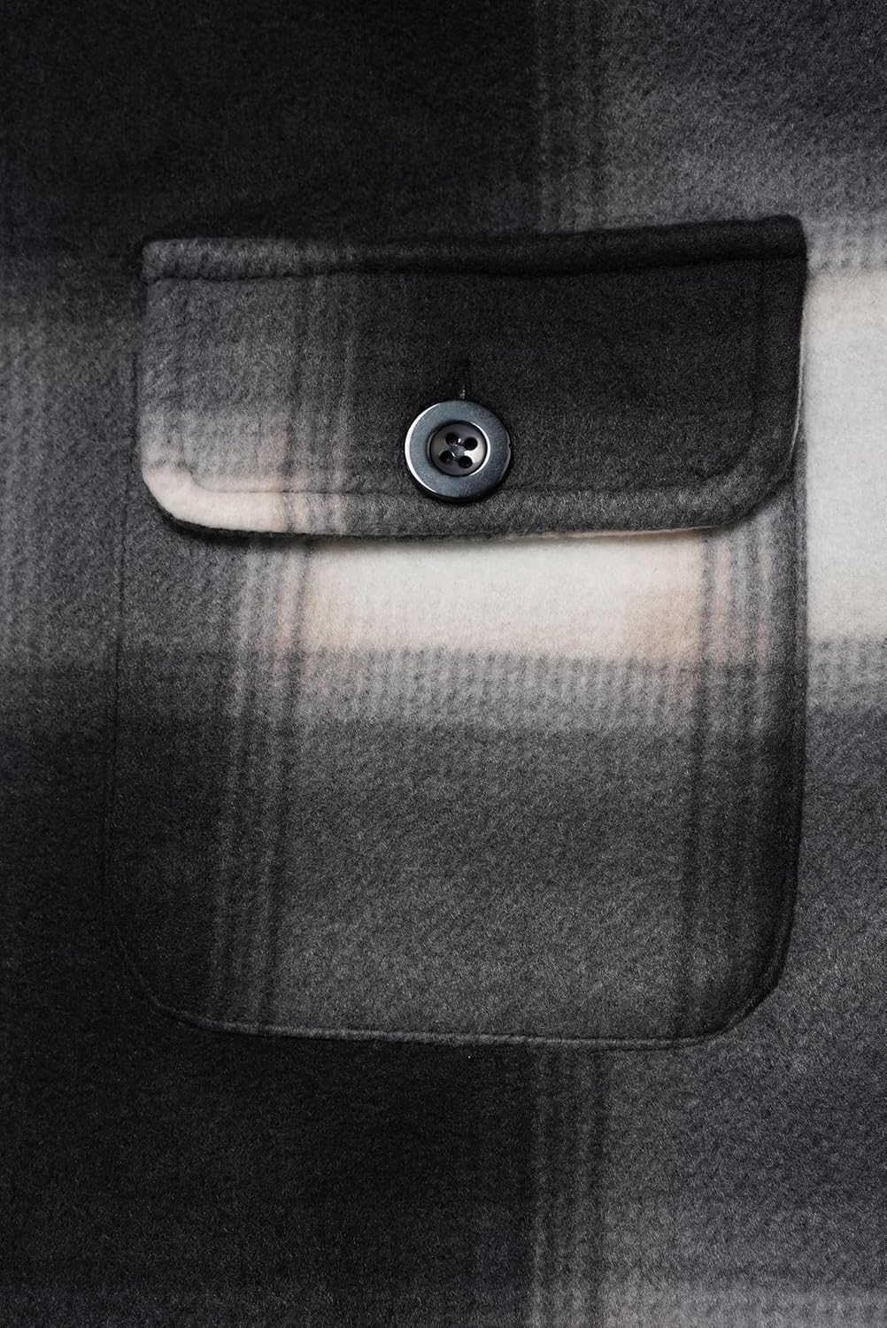 Facitisu Flannel Hoodies for Men Sherpa Lined Heavy Fleece Plaid Jacket Mens Coats Plus Size Big Tall