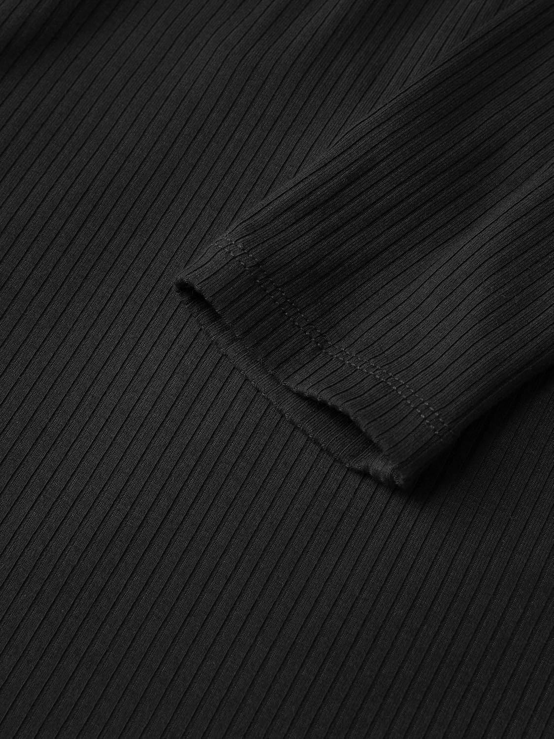 CIDER Fitted Long Sleeve Shirts for Women - V Neck Polo Shirts Business Casual Collared Work Tops Fitted Spring Fall Shirt - Image 3