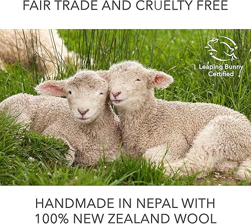 Miniatura 6 de Friendsheep - Paquete de 3 bolas secadoras de lana, orgánicos, de primera calidad, reutilizables, sin crueldad, hechas a mano, comercio justo, sin