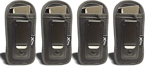 Universal IWB Magazine Holster Carrier Bolsa interior de la cintura Soporte de ocultación de cargador de pila simple y doble para 0.354