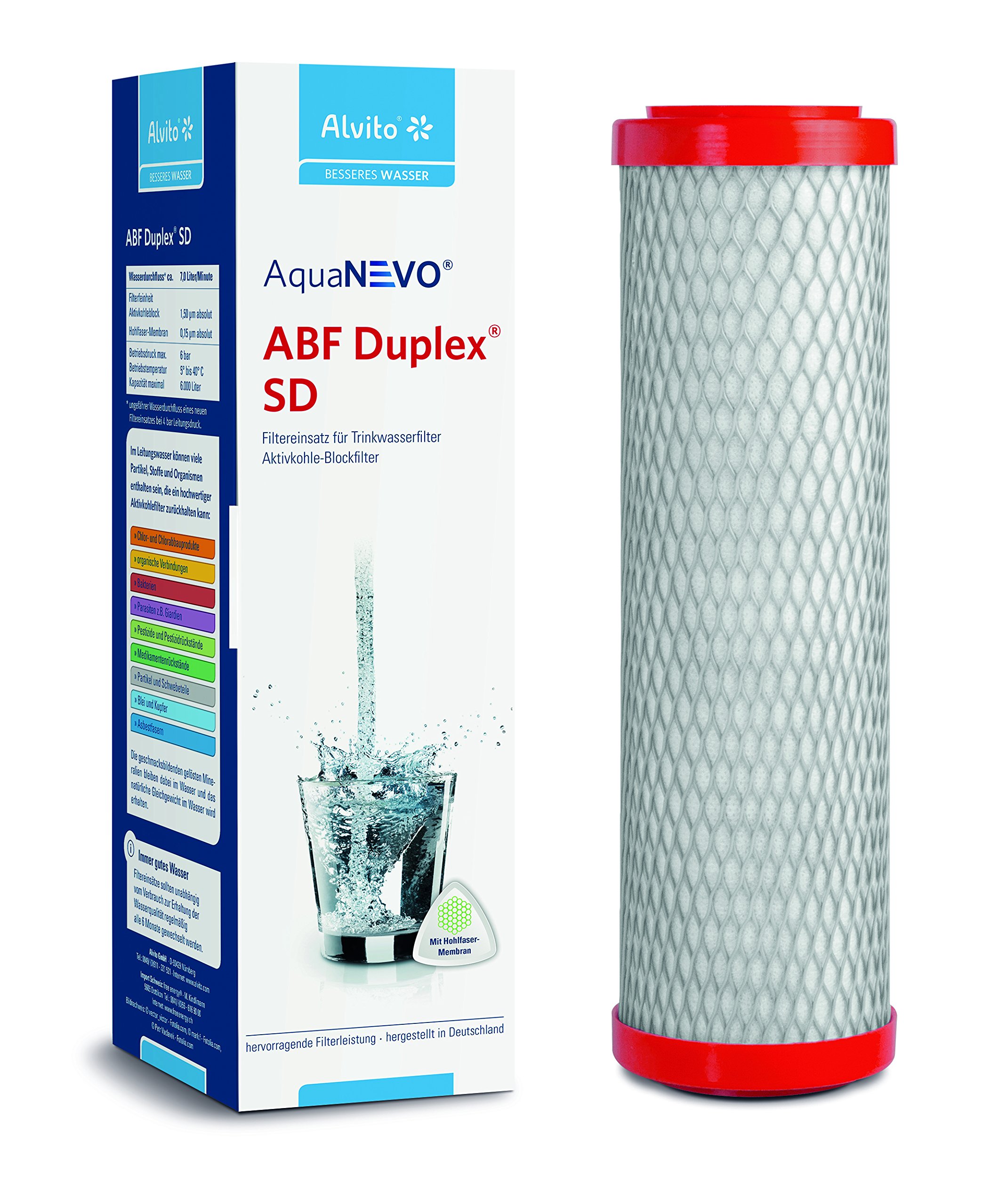 Alvito Blockfilter ABF Duplex - mit Membran
