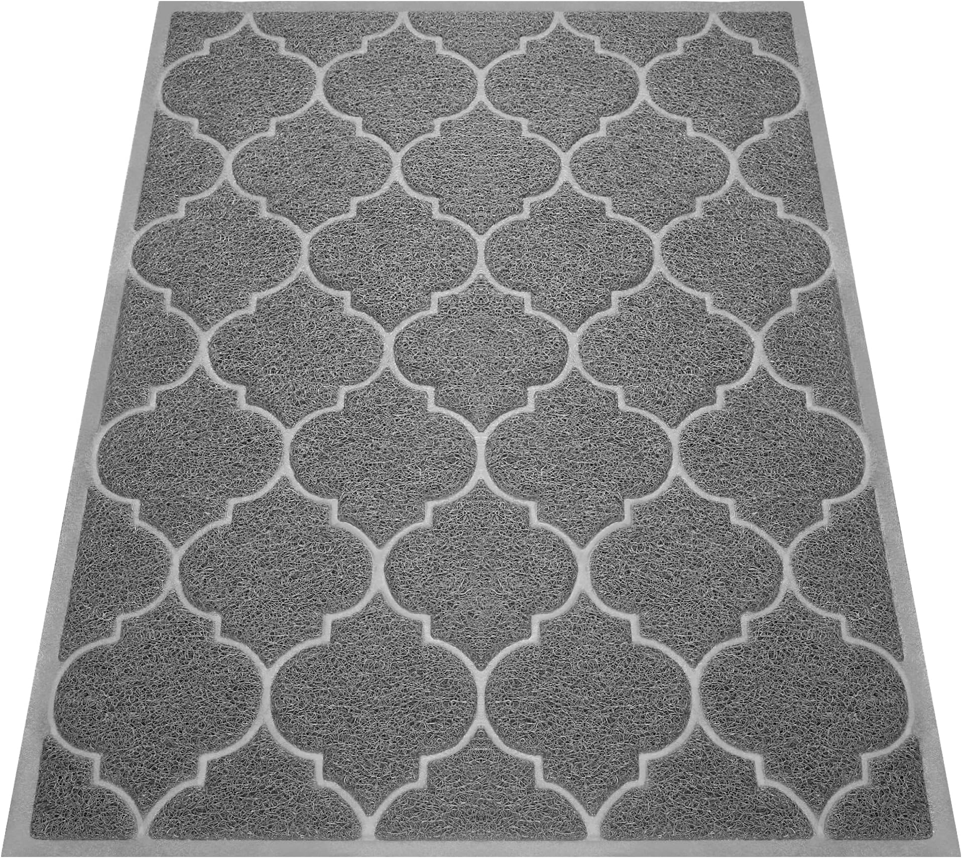 Door Mat, Front Door Mat, 46x35, Welcome Mats for Entryway,Garage,High Traffic Areas, Jumbo Size, Doormat Entrance, Waterproof Mat, Easy Clean, Outdoor Indoor Floor Mat,Non Slip (Grey)