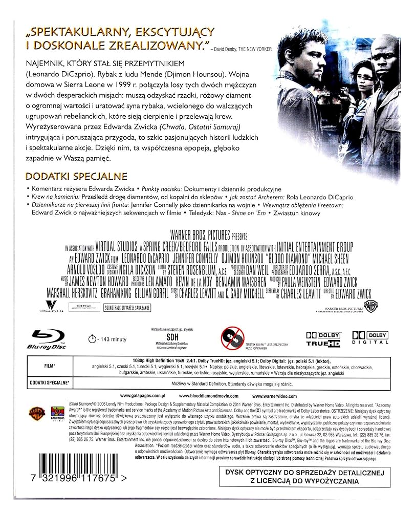 その他 Blood Diamond [Blu-ray] [Import] Blood Diamond (2006) (Uncut | Region Free Blu-ray | UK