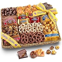 Vista 10 de Gran cesta de regalo de chocolate, caramelo y dulces crujientes de A Gift Inside