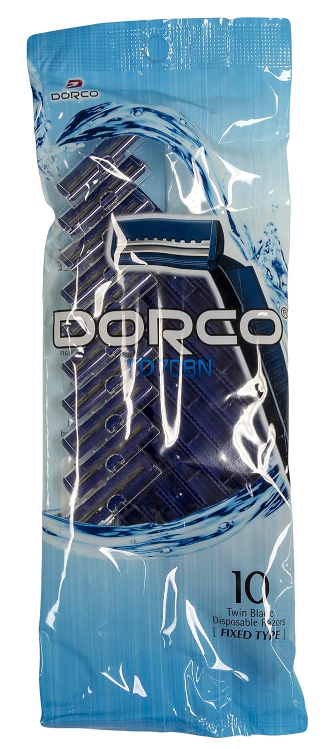 Dorco Men's Twin Blade Razors (10 pk) Beauty & Personal Care