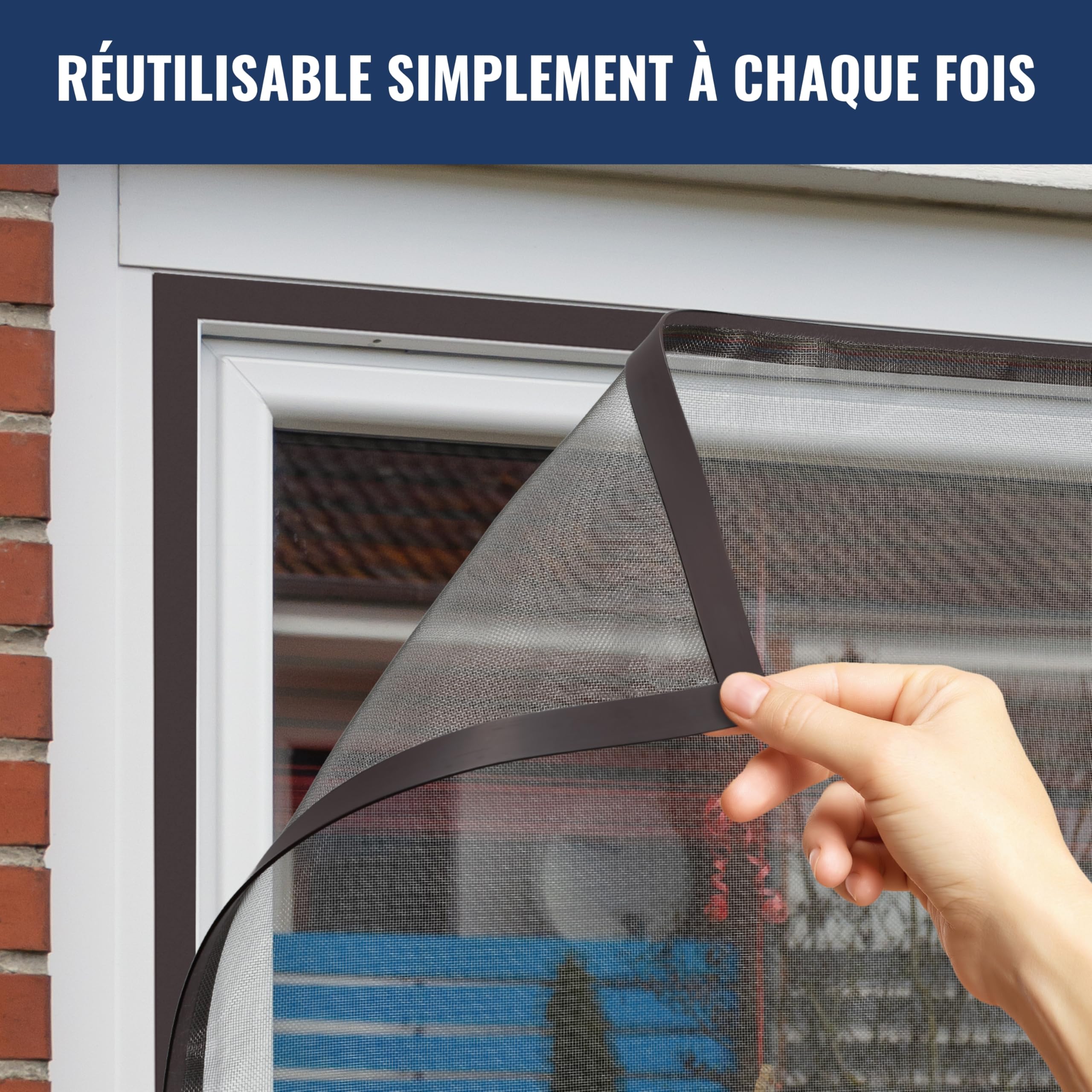 Ruban Magnétique Autocollant A+B Pour Moustiquaires - 15mm X 1.3mm, Lot 3+3 Mètres - Fixation Puissante