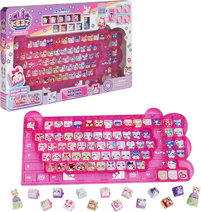 Clickeez Series 1 - Keyboard Mega Pack - Fidget Toys - Toetsenbord - Verzamel ze