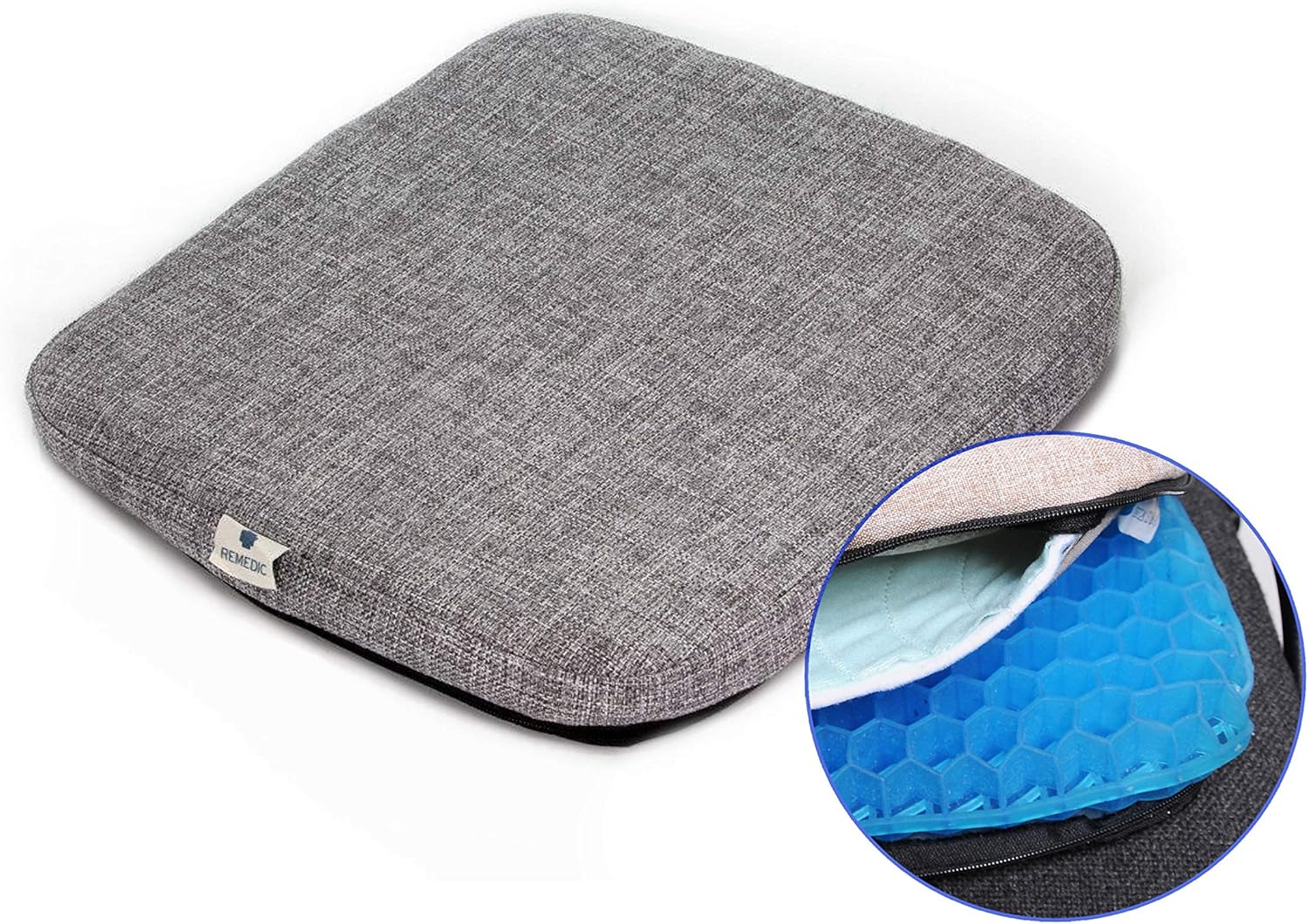 SHD Grey Gel Incontinence Cushion Reusable Pad Waterproof Washable