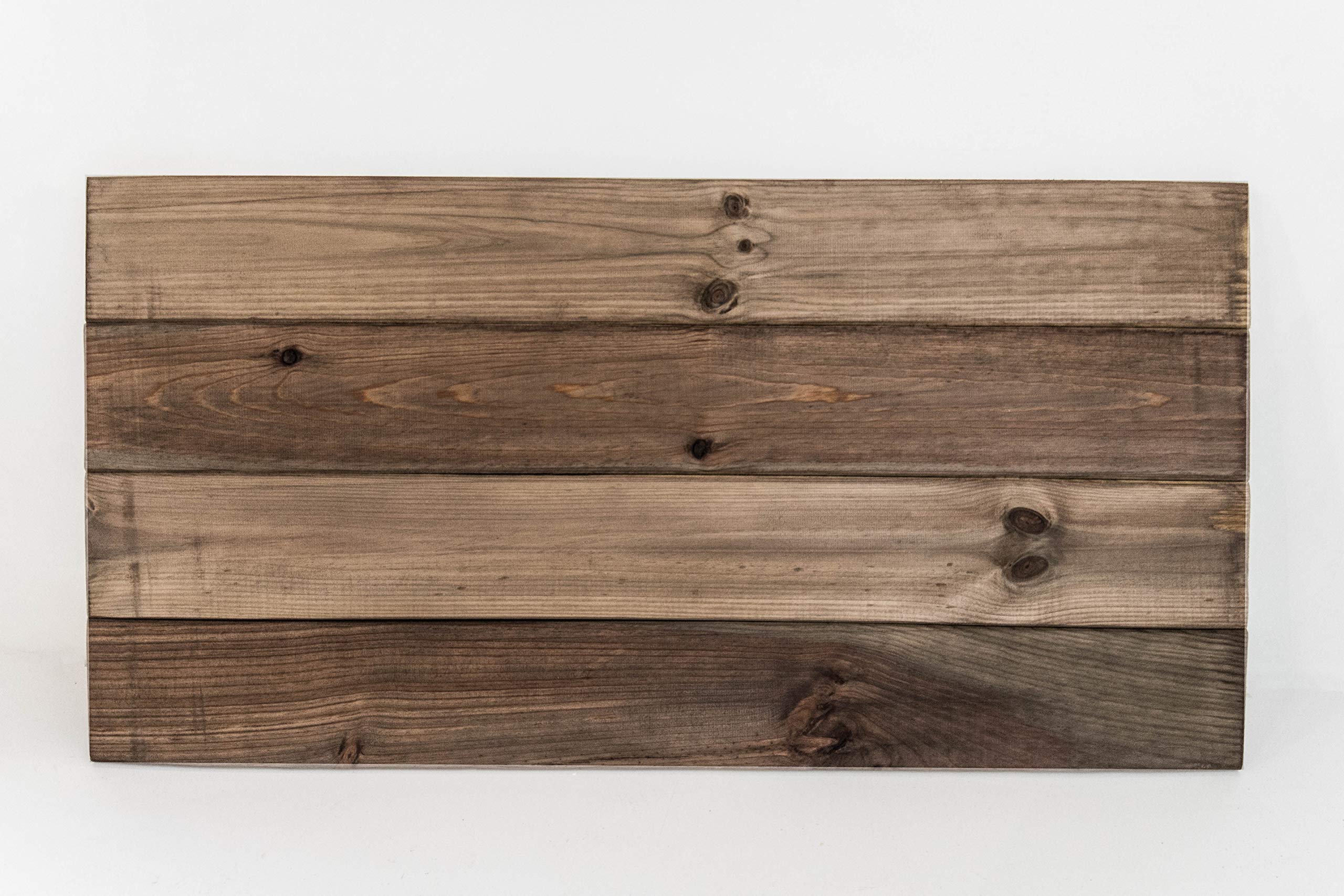 Cabecero de Madera Vintage Envejecido Horizontal Sam, Madera, Marrón, 105CM, Incluye Kit Herrajes. Incluye Imán Personalizable de Regalo.
