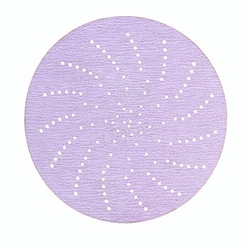 3M Hookit Purple Clean Sanding Disc 334U, 30472, 5 in, P500 grade, 50 discs per carton