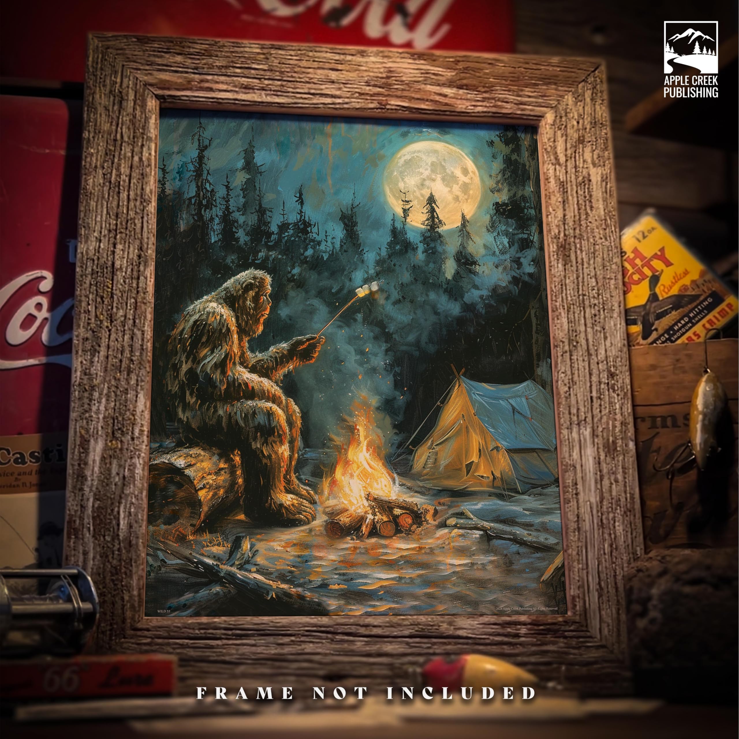 Amazon.com: Apple Creek Midnight Visitor - Bigfoot Poster