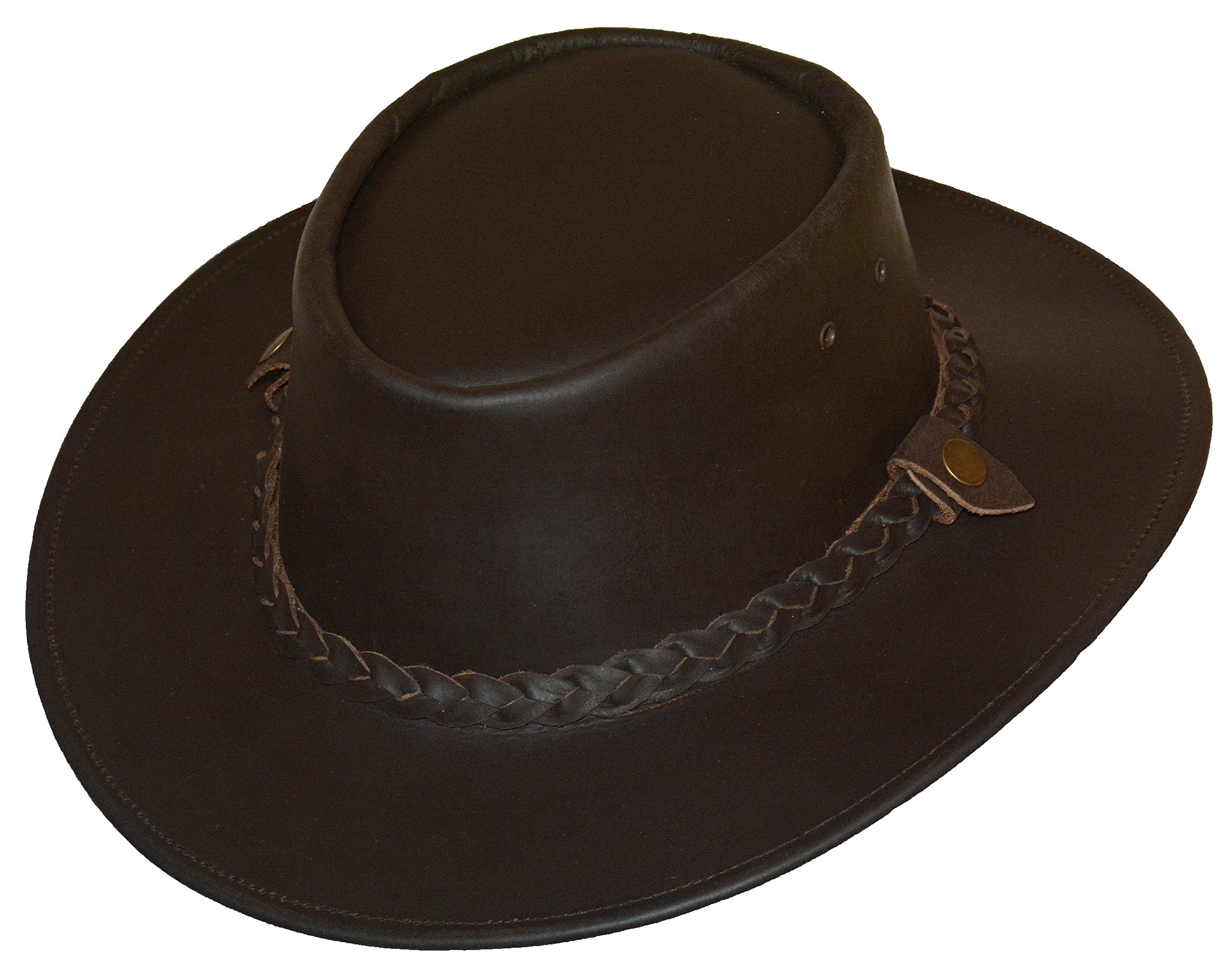 Black Bungle Sorrento Cappello in Pelle Cappello Occidentale Cappello da Cowboy Realizzato con la Migliore Pelle