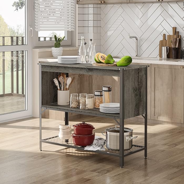 Buy Bestier Island Table for Kitchen More Prep Space Kitchen Islands