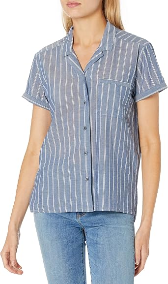 Lightweight Cotton Dobby Camp Shirt 
