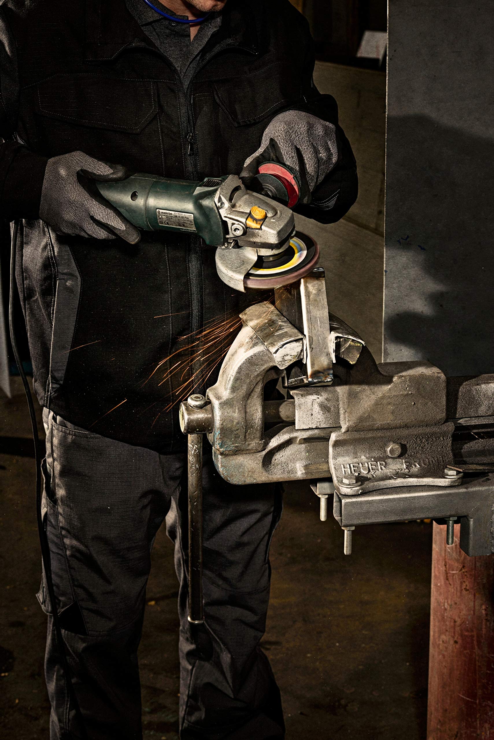 Klingspor SMT 850 Combi-Schleifmop - Profi Scheibe Für Edelstahl & WIG-Schweißnähte