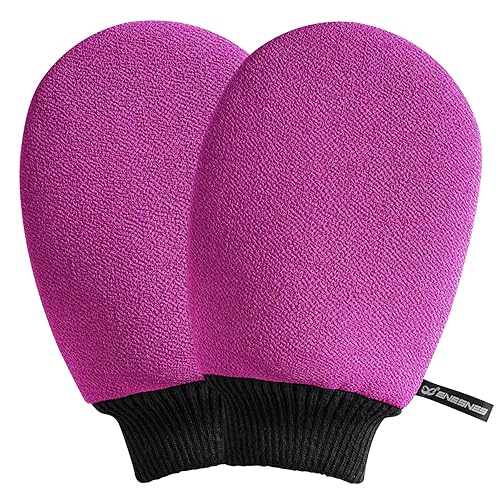 ENESNES - Guante exfoliante grueso, 2 unidades de exfoliante corporal para ducha, guante exfoliante coreano, removedor especial de piel muerta y