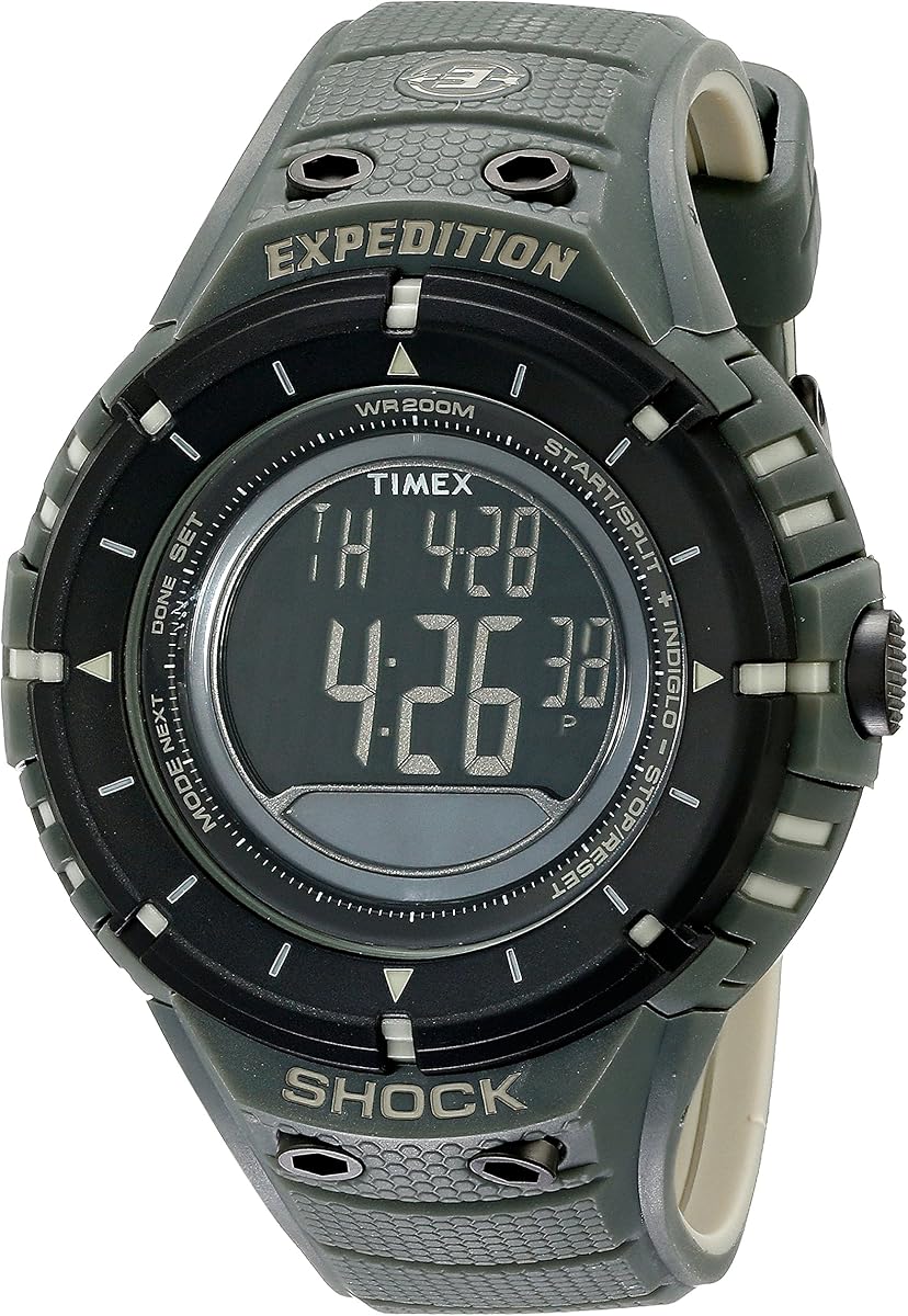 Men's T49612 Expedition Trail Series Black and Green Watch