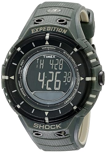 Men's T49612 Expedition Trail Series Black and Green Watch