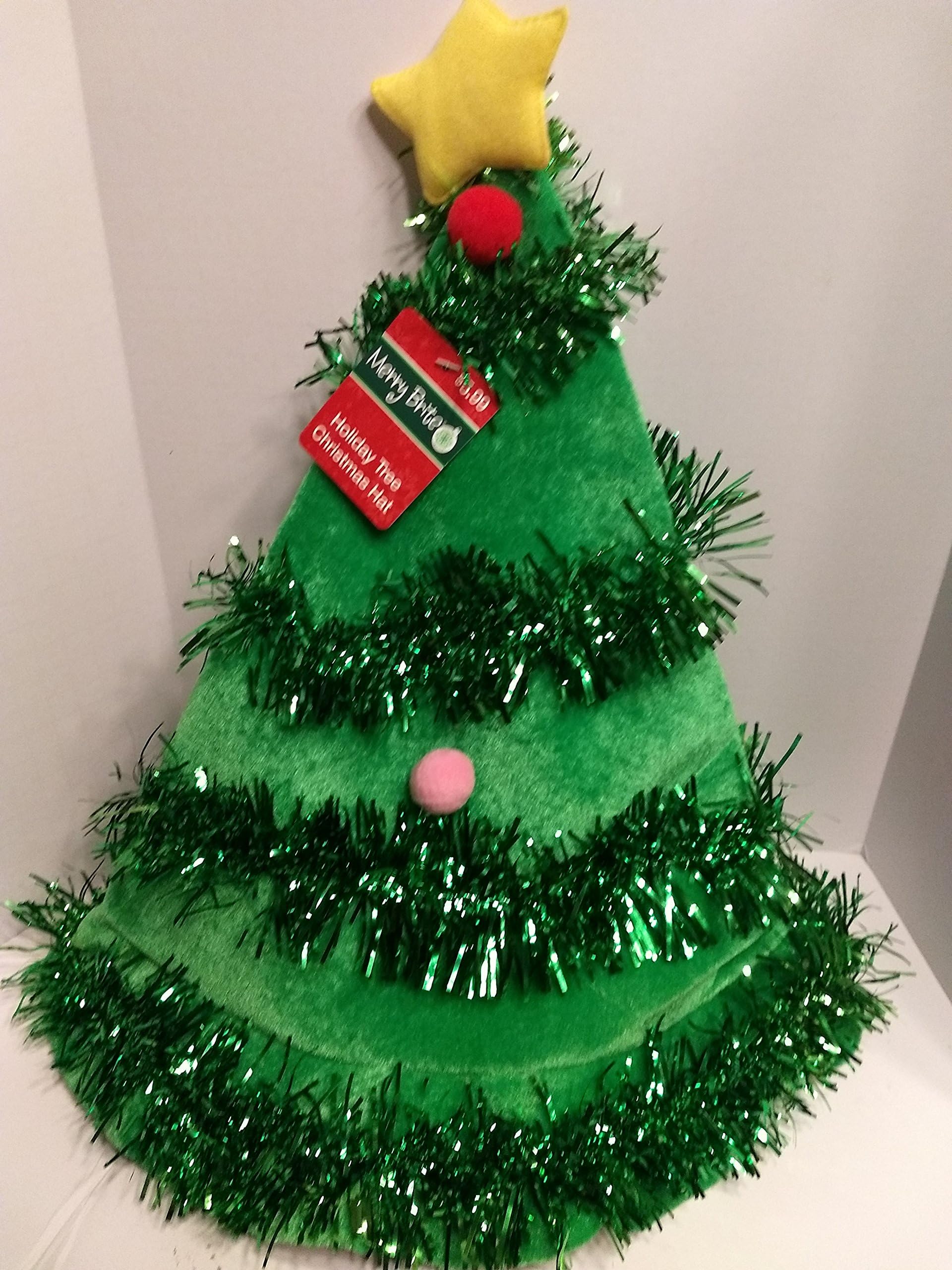 Merry Briteholiday tree Christmas hat