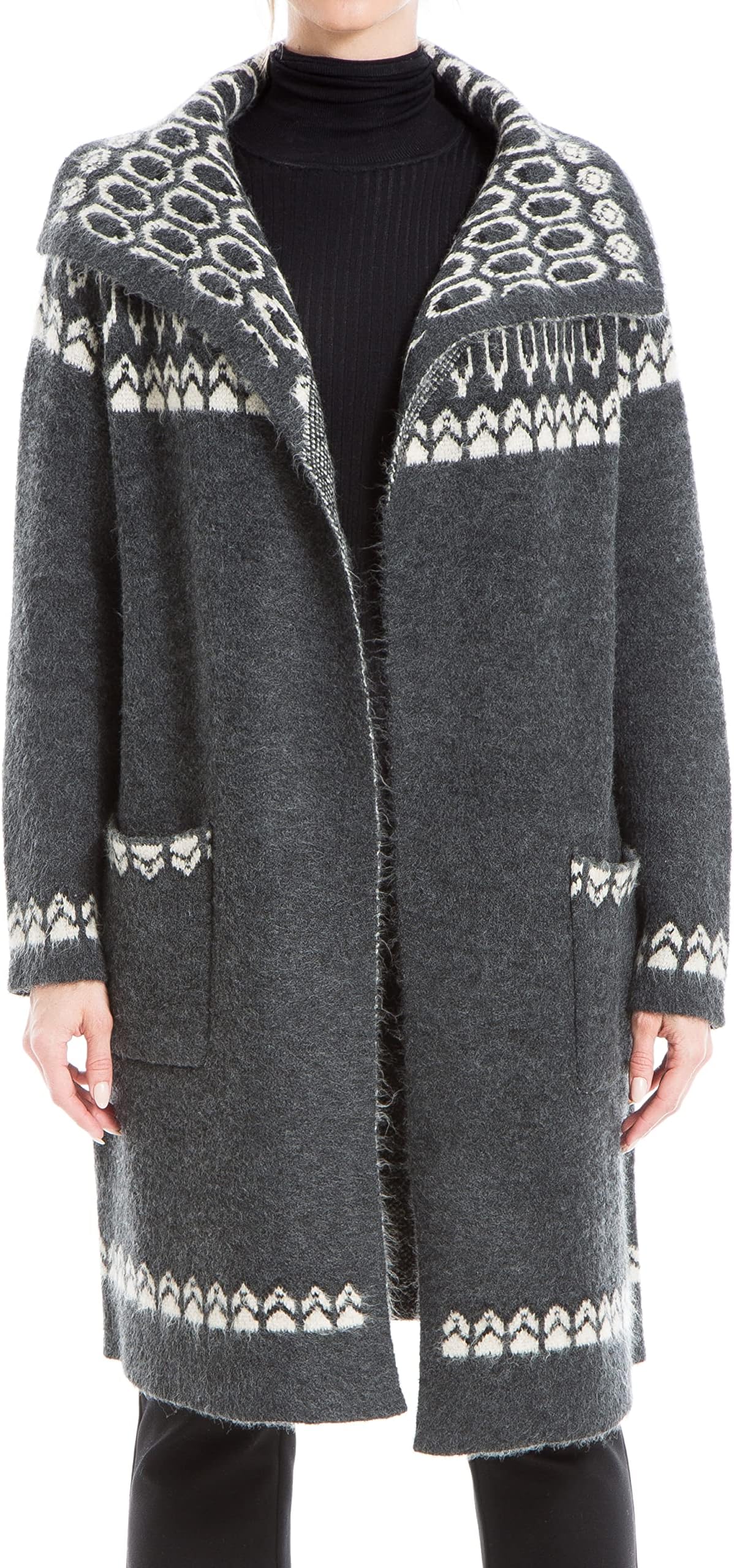 Max StudioWomen's Long Sweater Cardigan