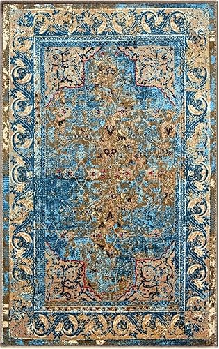 Superior Alfombra antideslizante para interiores, moderna, sobreteñida a máquina, decoración del piso del hogar para entrada, oficina, dormitorio,