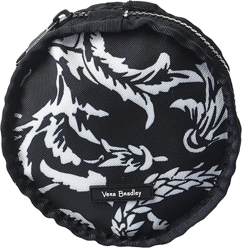 Vera Bradley Paquete de dos cuencos plegables reciclados para mascotas Lighten Up, Viñas de vidrio