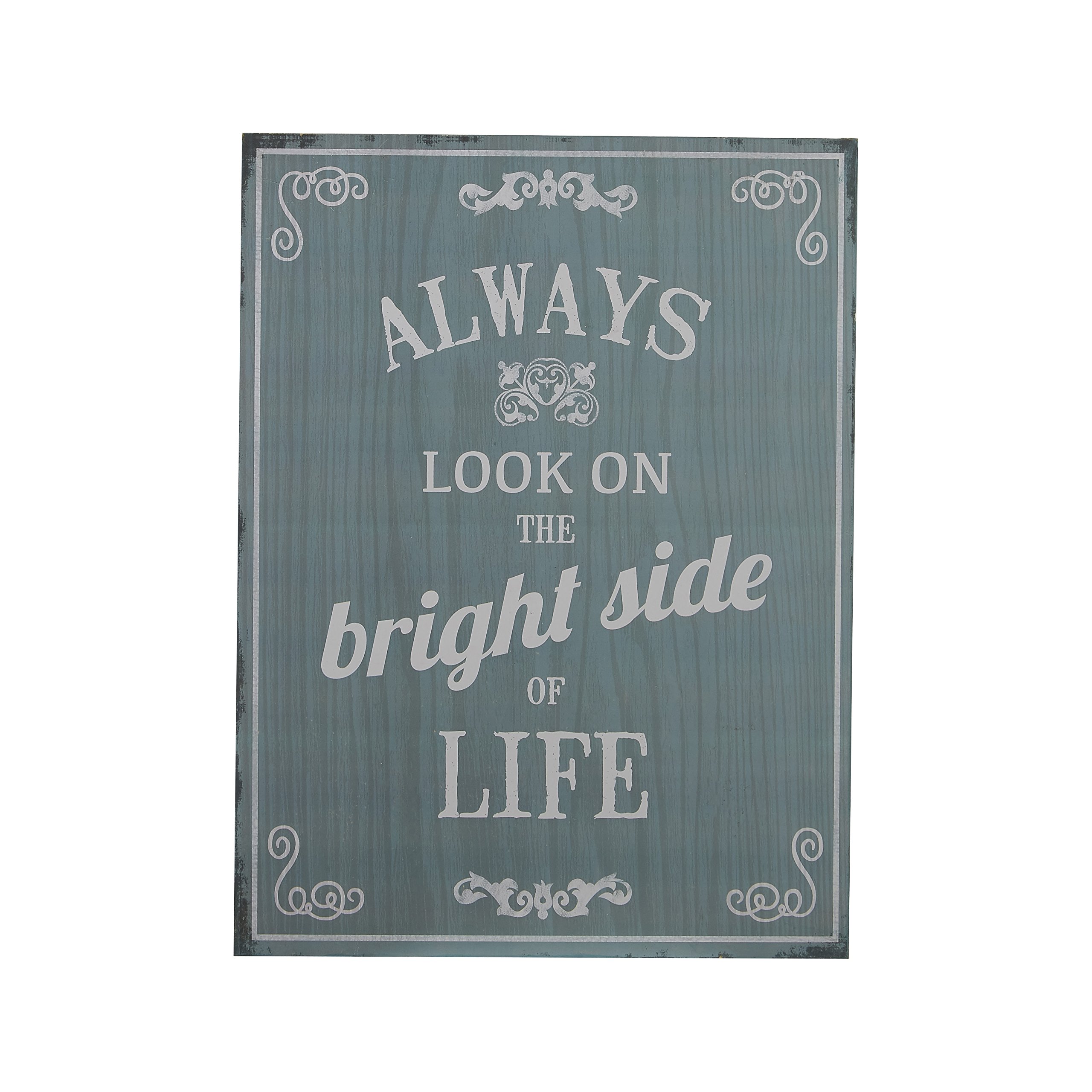 Premier Housewares Bright Side Wall Plaque - Blue