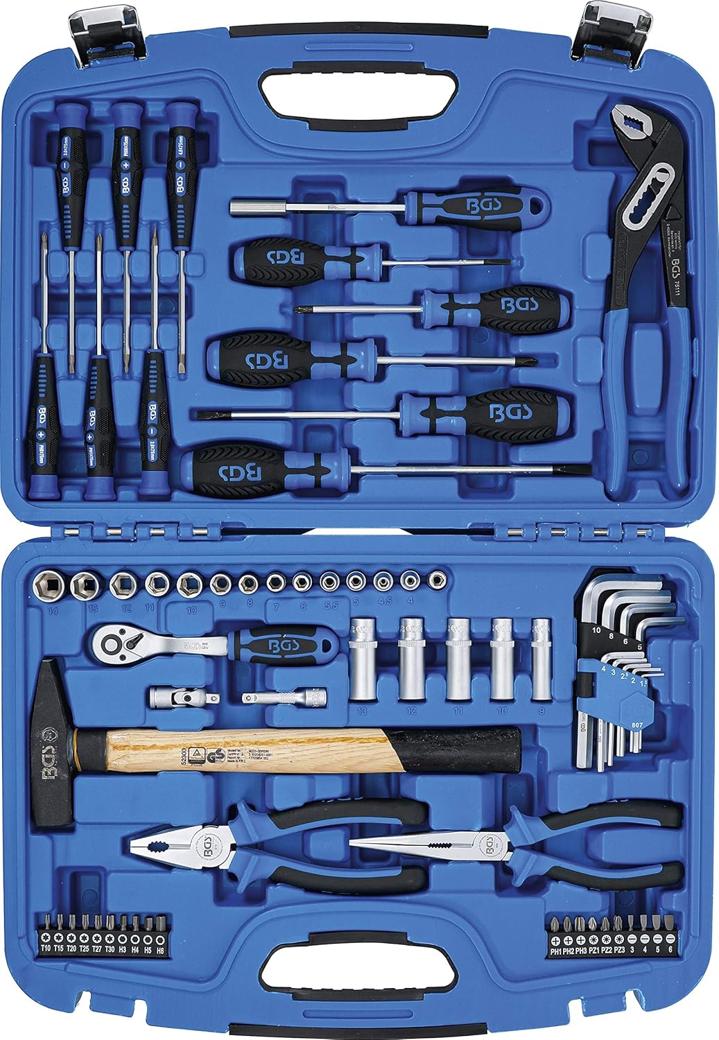 BGS 2217 | Socket Set/Tool Assortment | 67 pcs.