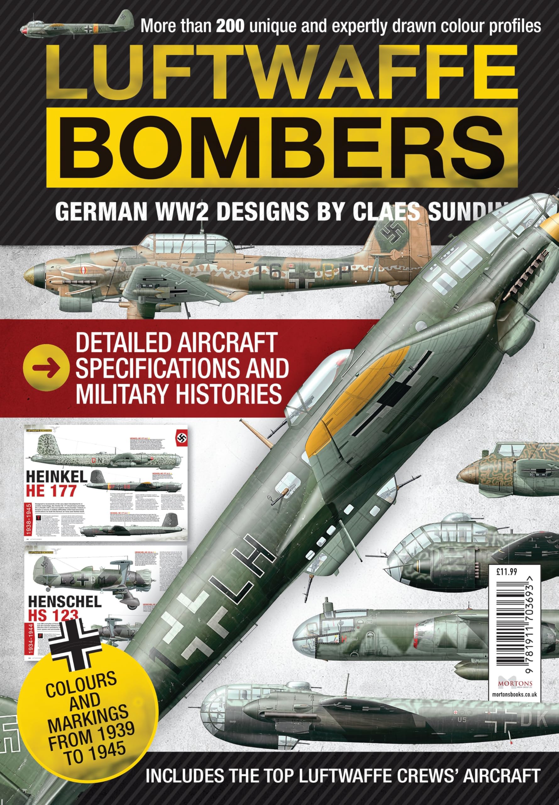 Luftwaffe Bombers by Claes Sundin - 9781911703693