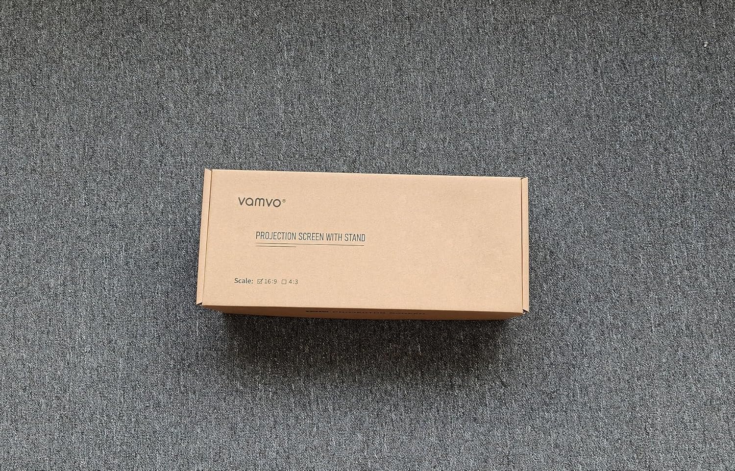 Outdoor Projector Screen - Vamvo 80 Inch Projector Screens with Stand 4K HD Portable Front Movie Screens, Foldable Projection Screen with Transportable Full Set Bag for Camping and Recreational Events 80 in with stand