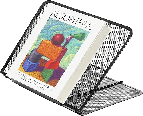 Miniatura 2 de SimpleHouseware - Soporte para portátil, diseño de malla con ventilación, ajustable, color negro