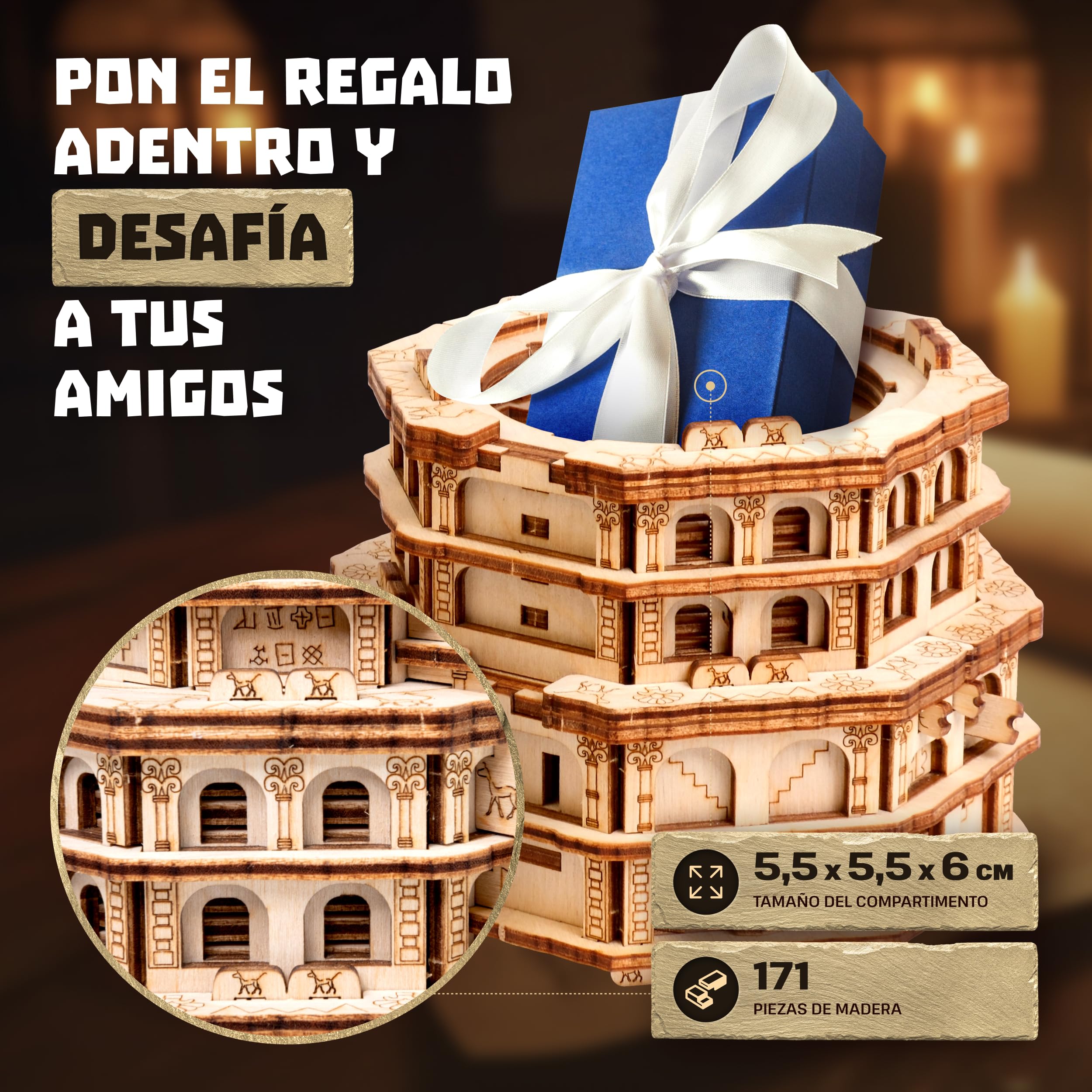 ESC Welt Juego de Rompecabezas de Regalo para Navidad - Pascua Diseño de Quest Pyramid, Space Box y Fort Knox ESC Welt Juego de Rompecabezas de Regalo para Navidad - Pascua Diseño de Quest Pyramid, Space Box y Fort Knox
