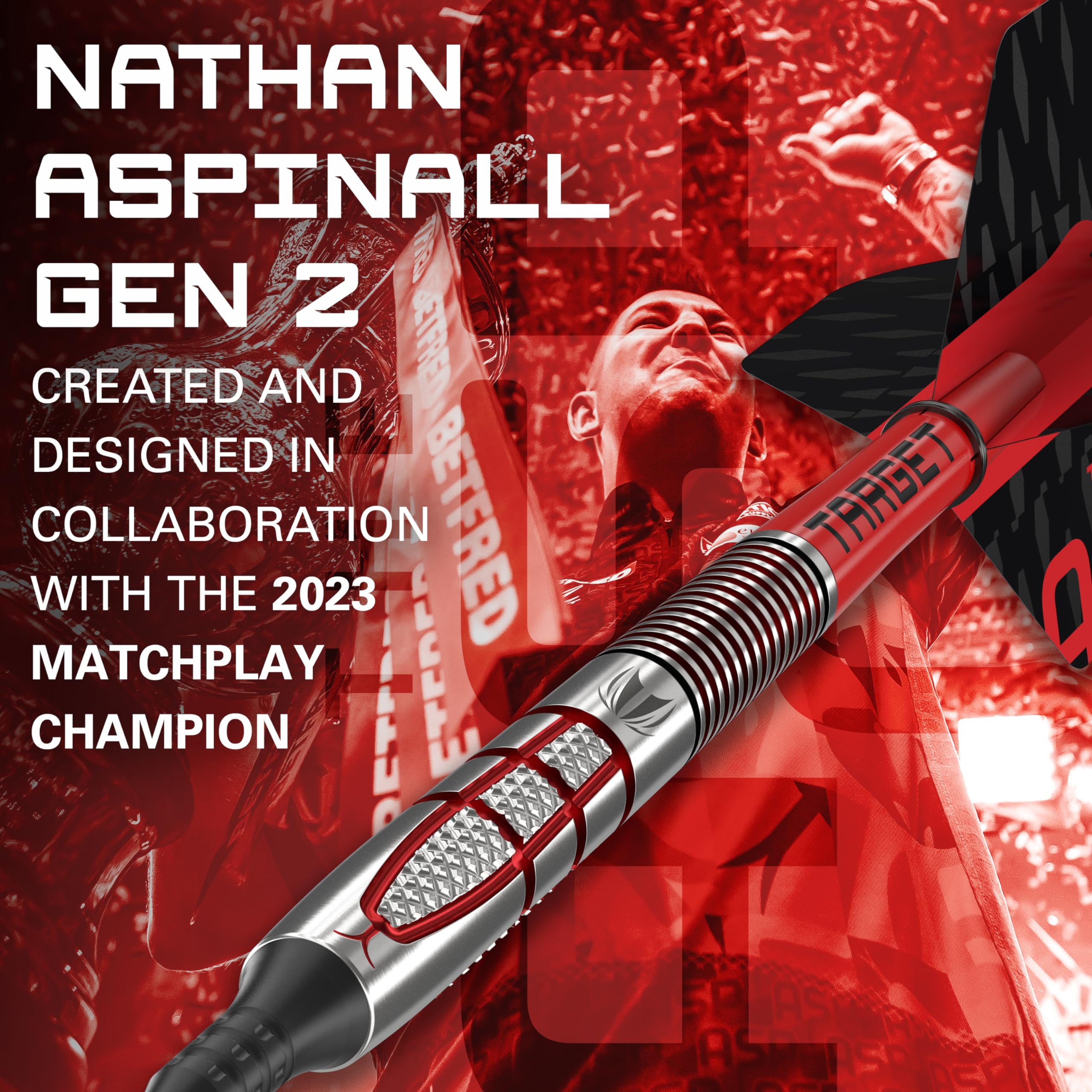 Target Darts Nathan Aspinall Gen 2 18G 95% Tungsten Soft Tip Darts Set