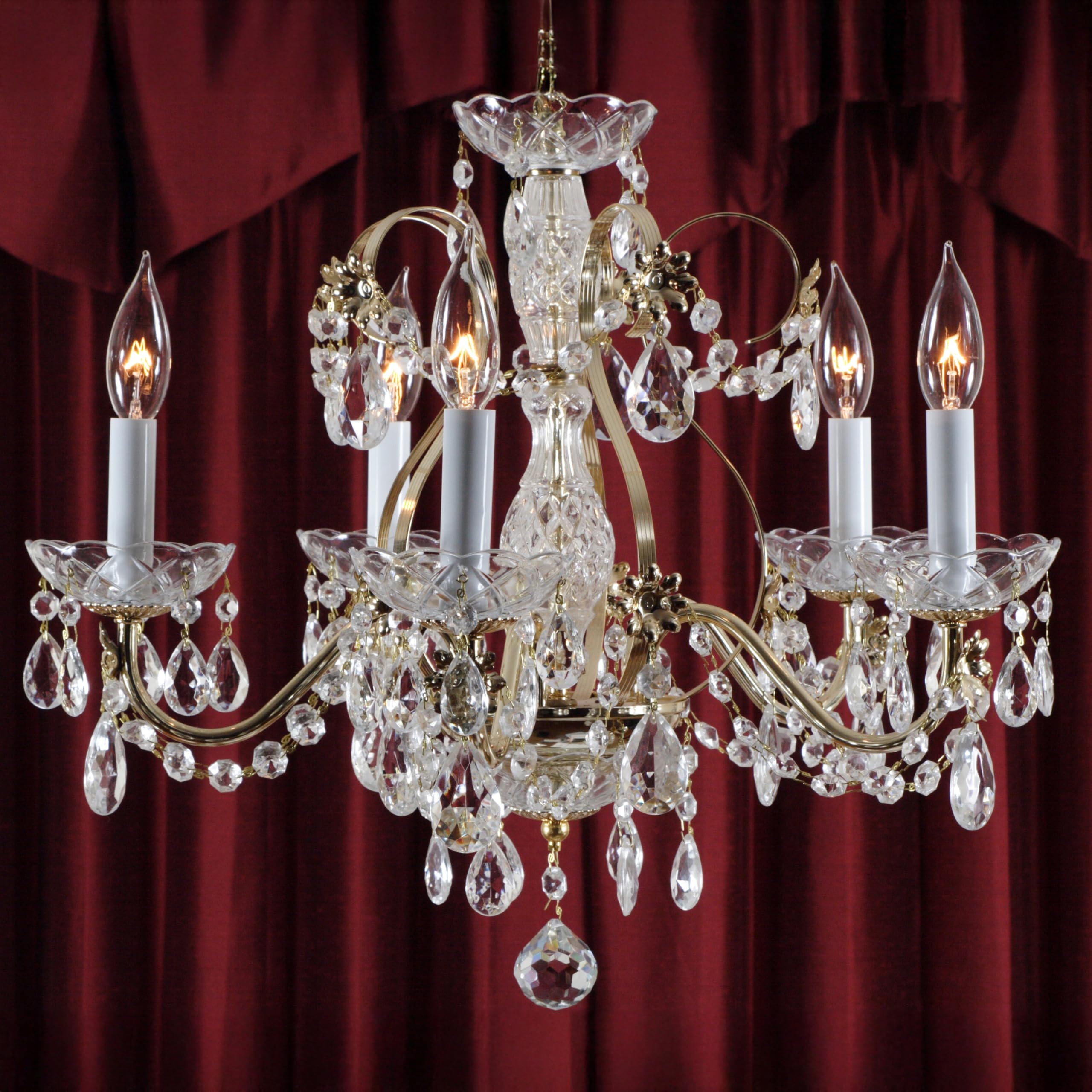 BELLE VOUS Pendenti per Lampadari Trasparenti (20pz) - Vero Cristallo per Lampadari 8,6 cm - Cristalli Gocce di Vetro per Lampadari Sun Catcher Fai da Te, Matrimoni e Natale - Cristallo da Appendere