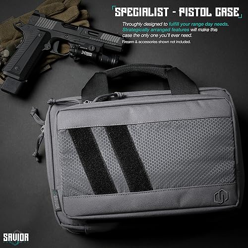 Miniatura 2 de Savior Equipment Specialist Series - Funda táctica para arma de fuego con doble alcance, discreta bolsa de pistola para caza al aire libre,