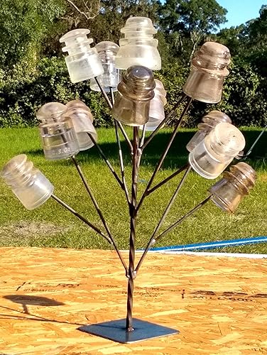 Miniatura 3 de Hopfrog Market Árbol de botella de vino del sur de mesa de Estados Unidos para mesa, porche o balcón, decoración artística de jardín independiente