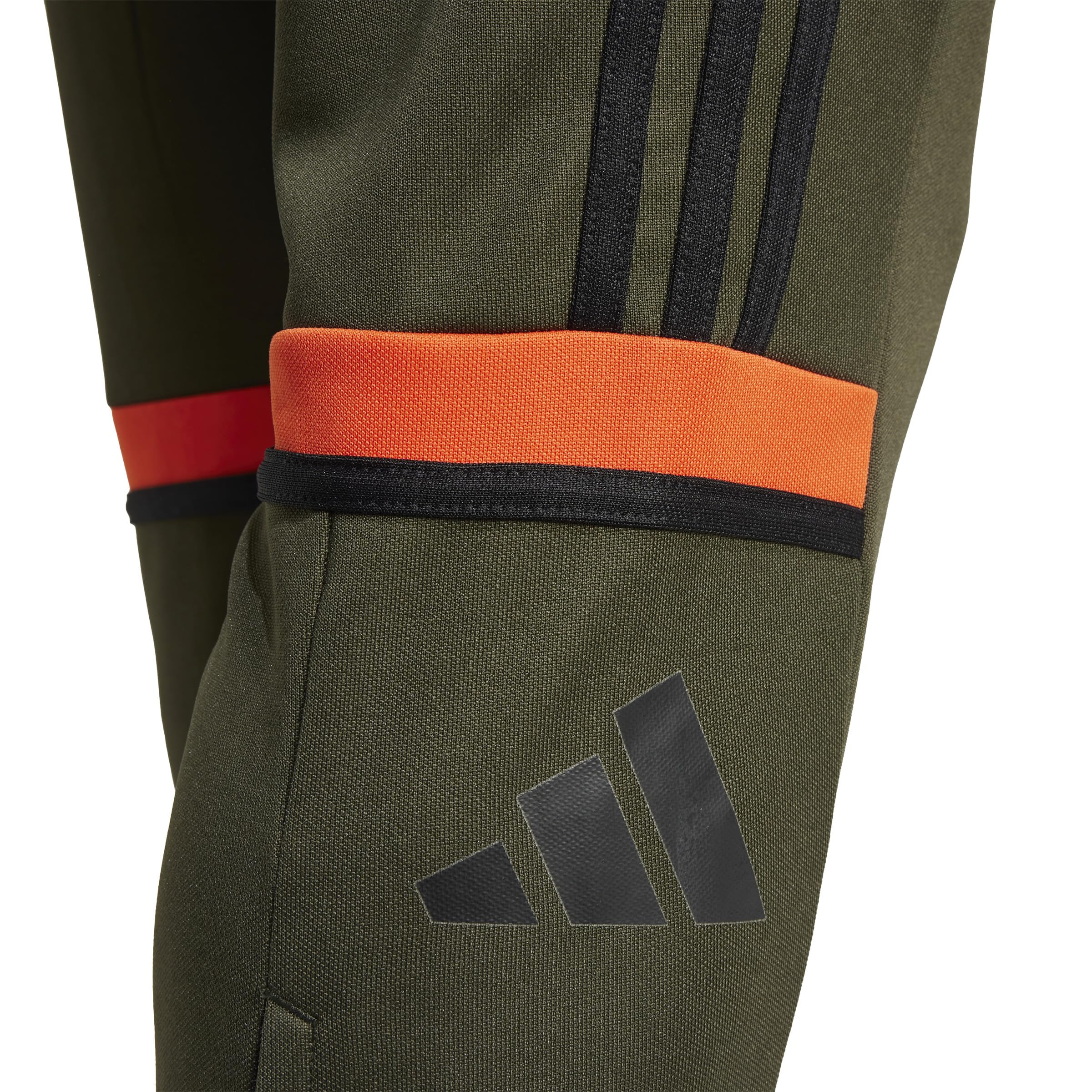 Adidas Herren SQUADRA25 Training Pant, Night Cargo/Black/Semi Impact Orange, L