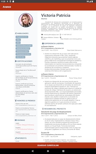 Resume Builder - Spanish
