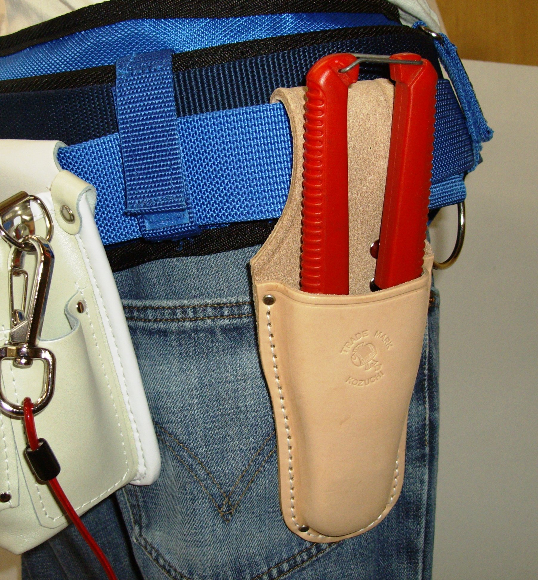 こつめ Amazon | コヅチ ヌメ皮ミゼットカッター差し 型押 CE-05 | 工具差し