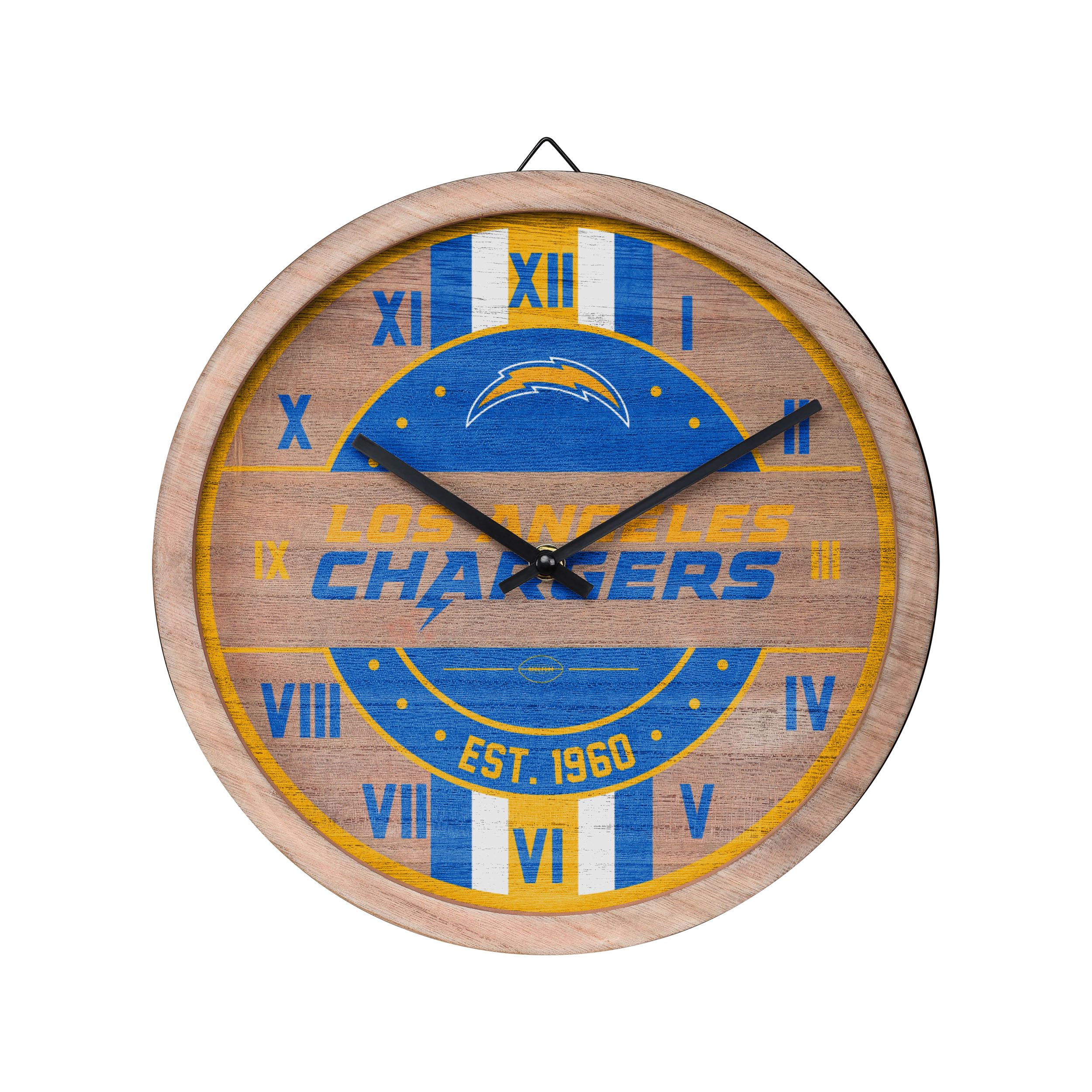 FOCO Minnesota Vikings NFL Barrel Wall Clock