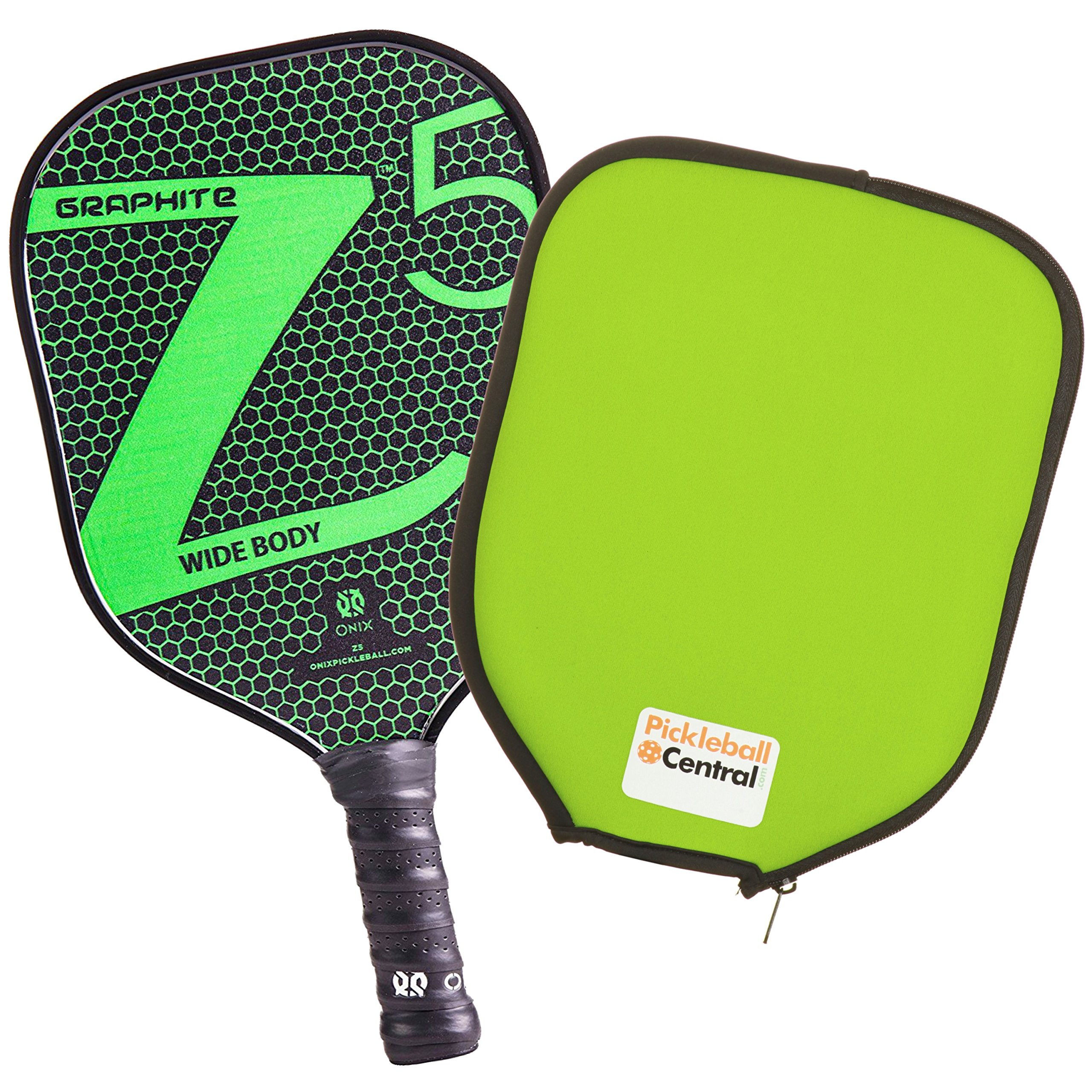 OnixZ5 Graphite Pickleball Paddle with Cushion Grip and Paddle Cover