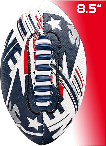 Vista 126 de Franklin Sports - Balones de fútbol americano juveniles de todos los equipos de la NFL, juego de balón infantil pequeño de 8.5 pulgadas + inflador