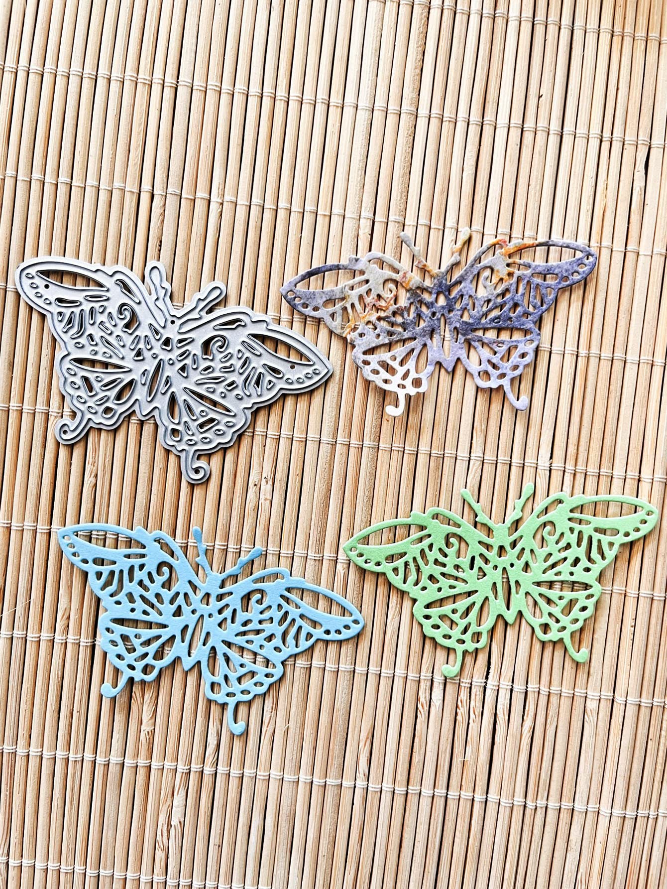 Fustelle Metallo 3D Farfalle - Per Scrapbooking, Goffratura, Biglietti E Decorazioni