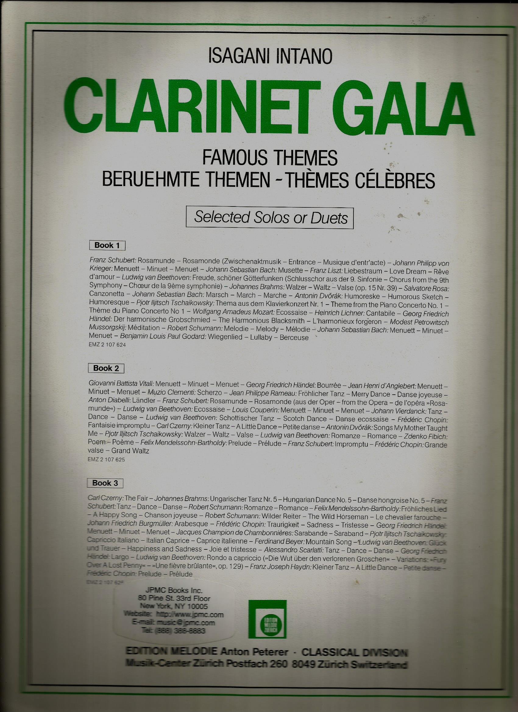 Clarinete Gala libro 1